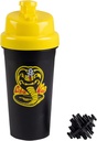 Karate Kid Cobra Kai 25oz Shaker Butelka w / Blender Mixer Ball - Pomiary napojów, Fliptop, Leakproof śruba Lid - Mieszane proteiny w proszku, Sportowe napoje, Shakes, Smoothies - Oficjalnie licencjonowane