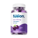 Bariatric Fusion Żelazo Suplement dla Kobiet Anemia 124; Żelazo do żucia z witaminą C 124; Winogrona smakowe miękkie Chew 124; Delikatny na Stomach Żelaza żelaznego dla Kobiet i Mężczyzn 124; Gluten wolny 124; 60 Hrabia