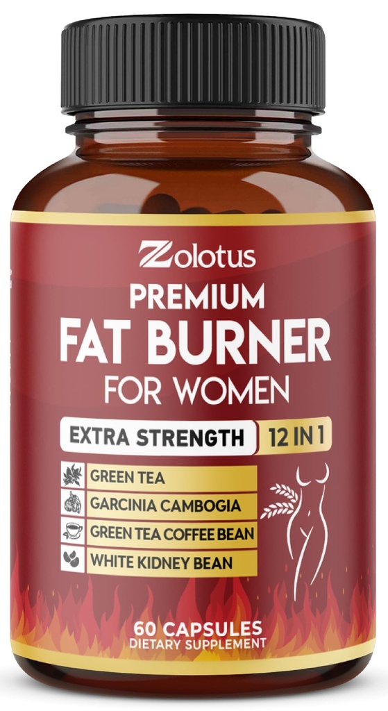 Premia Weight Loss Pills dla kobiet, 2 Miesiące dostaw, Najlepsze palniki tłuszczu brzucha dla kobiet i mężczyzn, Metabolizm Booster, Energy Pills, Najwyższy potencjał z Green Tea Extract 98%