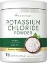 Carlyle Potasu Chlorek w proszku Suplement 16 oz 124; Food Grade 124; Salt Substitute Equipment 124; Wegan, Wegetarianin, Non-GMO, Gluten Free