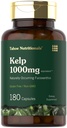 Tahoe Nutritionals Suplement Kelp Kapsułki 124; 1000mg 124; 180 Hrabia 124; Non- GMO & Gluten Free Extract