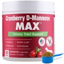 Żurawina D Mannose MAX- Pies Trakt moczowy (UT) Zdrowie, Bledder i Nerki Suplement wsparcia - UTI Bledder Control for Dogs- Granules (90 Days)