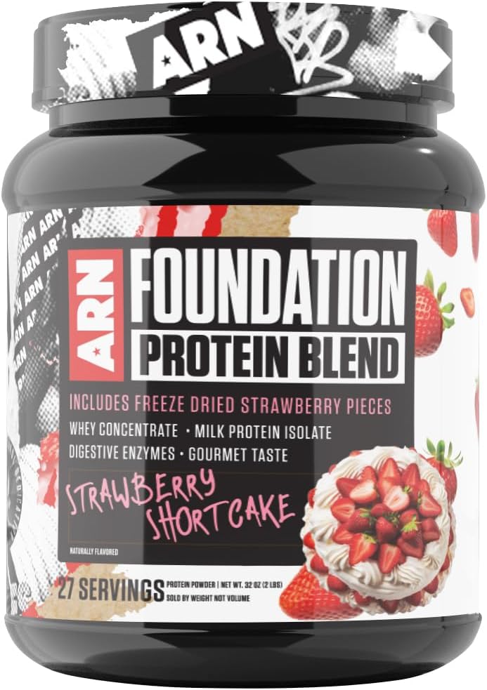 Rasa Race Nutrition 124; ARN 124; Mieszanka proteinowa Fundacji (2 funty, ciasto truskawkowe)