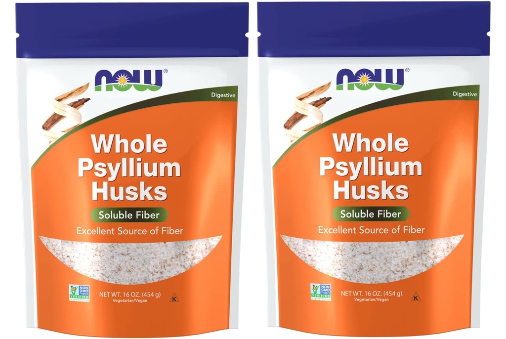 Teraz żywność Pyllium Hucks Whole, 16 Oz (Opakowanie 2)