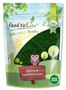 Żywność do życia Organic Algae Proszek Mix, 4 Funty - Spirulina i Chlorella 50 / 50 Mieszanka, Non-GMO, Bogate w chlorofil, Surowy, Czysty, Wegan Superfood, Luzem, Wielki dla Smoothies, Dobre źródło białka
