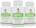 Dopamina Supplement Supplement z Alpha GPC i Uridine - Neuro Boost Duo