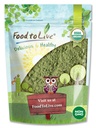 Żywność do Live Organic Alfalfa Powder, 1.5 Funds - Non-GMO, Surowy Suszony całe młode liście, Wegan, Wielki do pieczenia, Soki, Smoothies, Shakes, Herbata i napoje. Dobre źródło błonnika i białka