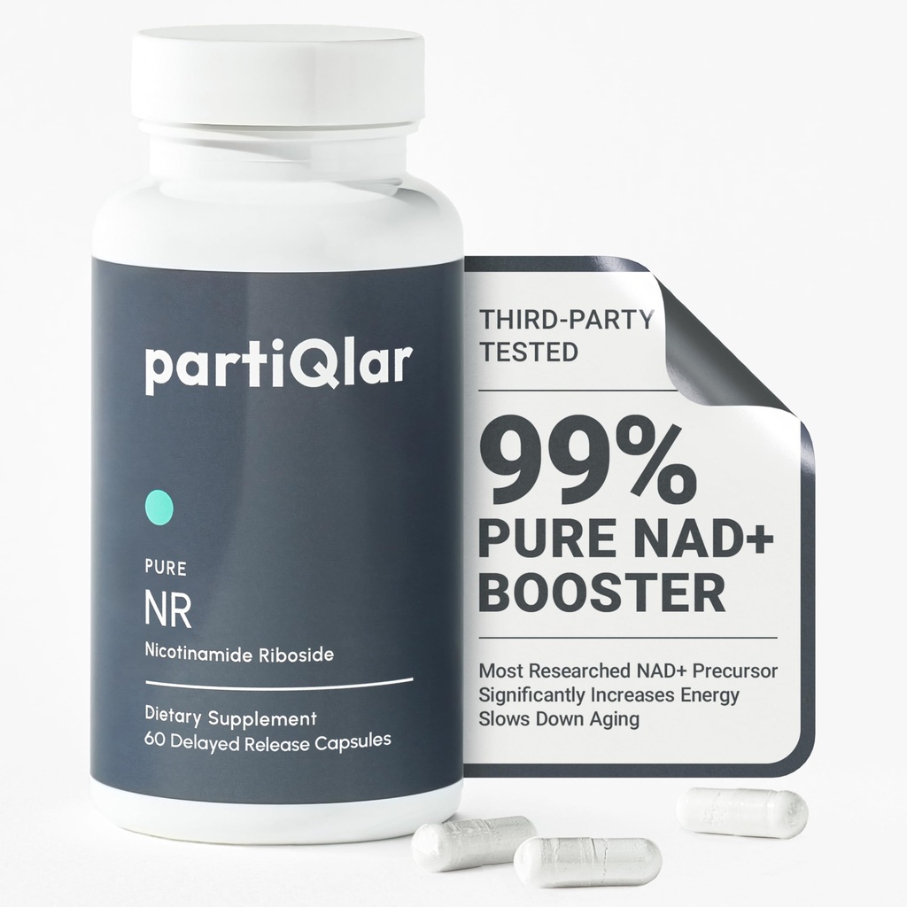 Nikotynamid Ribozyd (NR) 500mg - Suplement NR do Zdrowia komórkowego, Starzenie się, Wsparcie dla Energii i Metabolizmu - 2-Miesiąc Dostawy (60 Kapsułki)