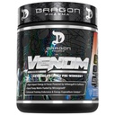 DRAGON PHARMA Venom Extreme Potency Pre- Workout, Laser Sharp Focus + Energia, Intensywna wydajność, Proven Składniki dla ulepszonego Vasodilation & Endurance (40 Służenie, Bomb Pop)
