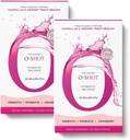 O- Shot 2 Pack Vegan Vaginal Probiotic + Prebiotyk dla kobiet, ekstrakt żurawinowy, Chicory Root, pH pochwy, Trakt moczowy, trawienie, wzdęcia, Non Dairy, Non GMO, Gluten Free, 60 Vege- kapsułki
