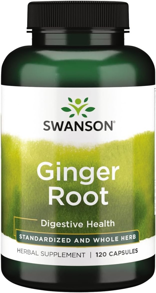 Swanson Ginger Root (Standaryzowany) 250 Miligramów 120 Kapsułki