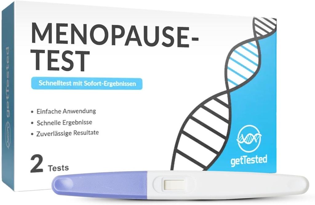 GetTested at-Home Menopause Test Kit – Private, Rapid Perimenopause Test & Menopause Stage Indicator – Convenient, Reliable Pre Menopause Test Kit at Home for Women