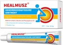 HEALMUSZ Rapid Relief Hemorhoid Cream z 4% kremem lidokainy i 0,25% HCI fenylefryny na szybkie działanie ulgi bólu, opuchlizny, dyskomfortu i swędzenia (1.5 oz)