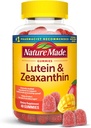 Nature Made Lutein & Zeaksantyny Gummies, Eye and Brain Supplement, 40 Wegan Gummies, 20 Day Supply