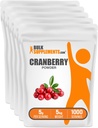 BulkSupplements.com Proszek żurawinowy - Suplementy żurawinowe dla kobiet i mężczyzn, Suszone żurawiny niesłodzone - Gluten Free & Sugar Free, 5g na Serving, 1kg (2.2 funt) (Opakowanie 1)