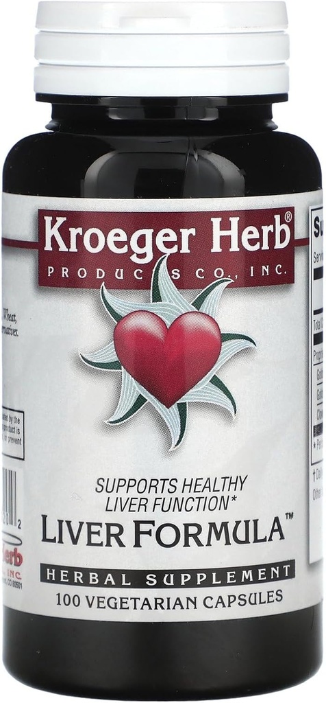 Kroeger Herb Liver Formula kombinacje, 100