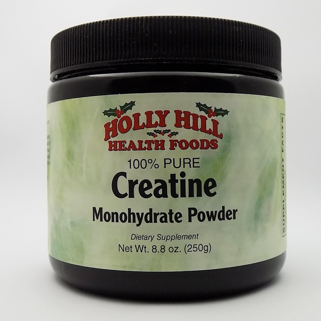 Holly Hill Health Foods, 100% Czysty Monowodzian Kreatyny Proszek, 8.8 Ounces