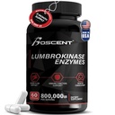 Suplement Lumbrokinazy 40 mg (60 kapsułek) - Maksymalna aktywność - 800,000 UI - Czyste enzymy Lumbrokinazy Enzymy trawienne, Lepsze niż serrapeptaza Suplement Nattokinazy, Lab Tested, Nie GMO