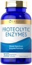 Carlyle Proteolitic Enzymes 124; 300 Kapsułki 124; Ogólnoustrojowy suplement do widma 124; Wegetariański, Non-GMO & Gluten Free Formuła
