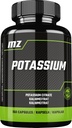 Potas 365 mg z organicznej postaci cytrynian potasu - 150 kapsułki wegańskie - 5 miesięcy dostaw - Suplement diety do utrzymania normalnego ciśnienia krwi i funkcji mięśni - przez MZ