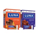 LUNA Bar - Variety Pack - Nutz Over Chocolate and Chocolate Cupcake Flavor - Snack Bars - Non-GMO - Gluten- Free Protein Bars - Made with Organic Oats (12 Pack, 2 Pudełka)