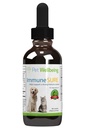 Pet Wellbeing Immune Sure for Dogs - Wspiera normalne immunologiczne Defenses, Gut Flora Balance, Andrographis, Echinacea, Witamina C, Cynk - Weteranarianowy suplement ziołowy 2 oz (59 ml)