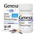 Sleepologia Genexa dla dzieci - 60 tabletek 124; Certified Organic & Non-GMO, Melatonine- Free, Medician Formated, Homeopatic Assistance 124; Pomoc dla dzieci na sen