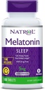 Natrol Time- Release Melatonin 5 mg, Suplement diety do niespokojnego snu *, 100 tabletek (Opakowanie po 2), 200 Day Supply