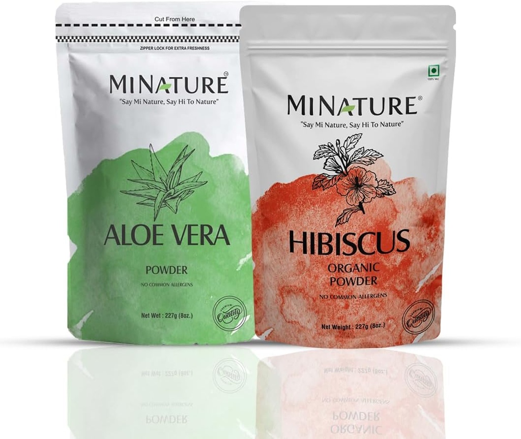 Zestaw Aloe Vera Proszek & Hibiscus Proszek