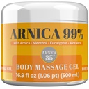 Arnica 35 - Arnica żel do siniaczenia Extra Strong 98% 16,9 Fl Oz, masaż mięśni i połączeń, naturalna i dermatologiczna formuła Tested - Made in Italy