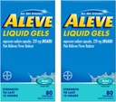 Płynne żele Aleve 80ct. 24cs - 2 opakowania