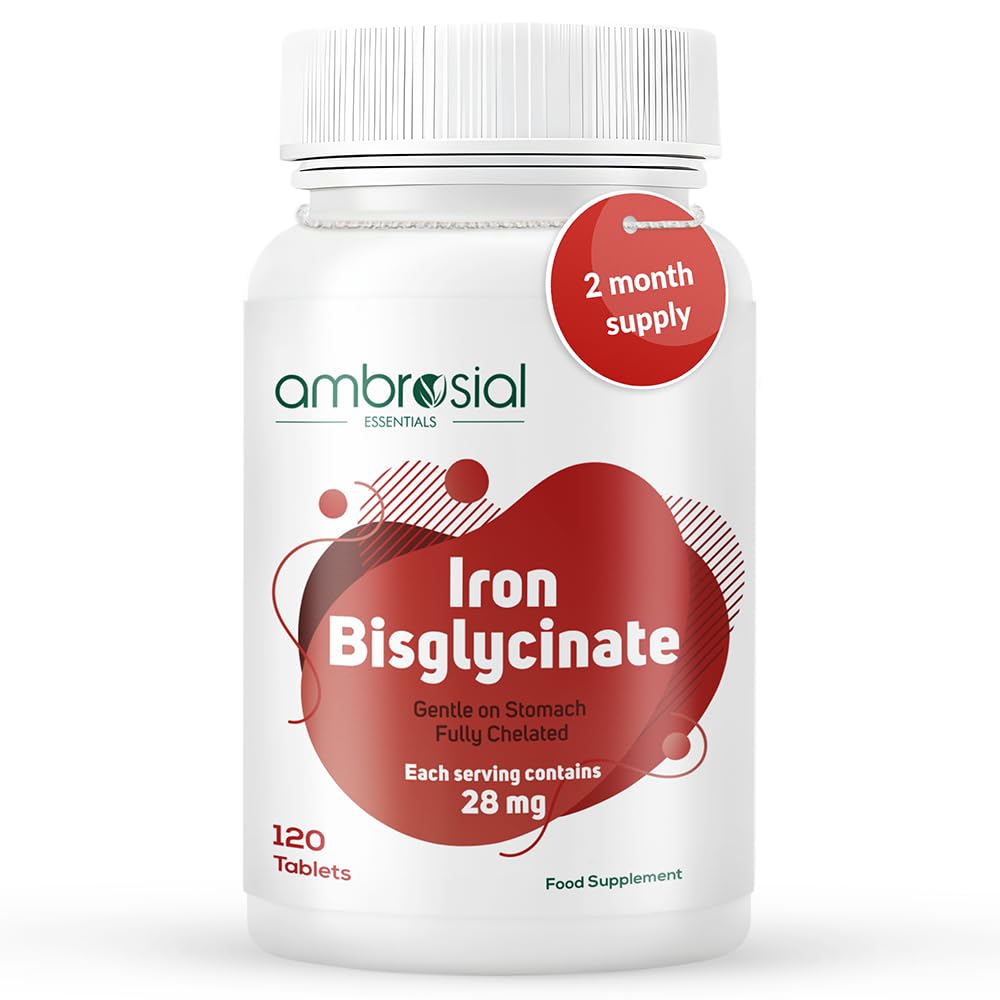 Ambrozyl Bisglicynian żelaza 28Mg Tabletki Opakowanie zawierające 1- 120 tabletek