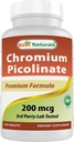 Najlepsi naturalni Pikolinat chromowy tabletka 200 µg, 240
