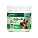 PetNC Natural Care Liver Flavor, Cheese Pre & Probiotic Soft Chews for Dog 120 ct (Opakowanie po 1) (Opakowanie po 1) (Wary w maju)