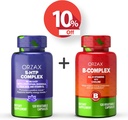 ORZAX 5 HTP Complex 100 Mg 120 Vegable kapsułki i witaminy B Complex, B Witaminy z Cholina i Inositol 120 kapsułki, Bundle