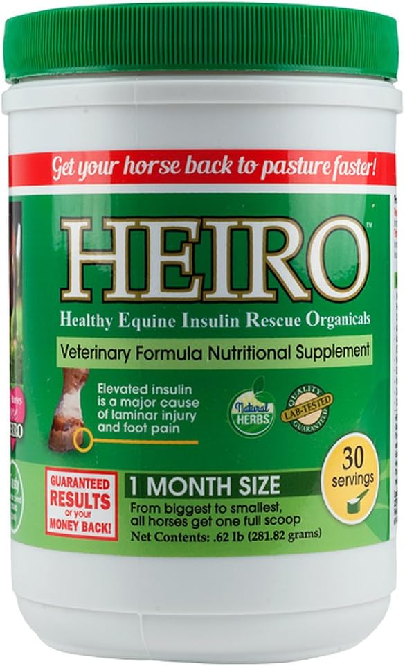 Heiro Healthy Equine Horse Insulin Resistant Rescue Organicals 30, 40, 60, 90, or 180 Day Supply
