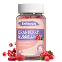 Gummy żurawinowe 1000mg, Suplementy żurawinowe dla kobiet, z D- Mannose 250mg, Kobiet Probiotyczne Gummie, Zdrowie Trakt moczowy, Smak żurawiny, NO GMO, 60 Hrabia