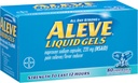 Płynne żele Aleve z Naproxen Sodu, 220mg (NLPZ) Reliever Pain / Fever Reducer, 80 Count (Pack of 2)
