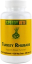 SpeedyVite ® Turkey Rhubarb Formuła 124; Supports Bowel Function * Supports 124; Colon Detox and Cleanse Formula 124; Zawiera Cascara Sagrada, Senna, Psyllium, Aloe Vera, Slippery Elm and More (1x 120 Veg Caps)