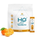 Cellutrex ® H2O Elektrolity - Electrolyte proszek napój Mix, Zero cukru, Naturalne pakiety do hydrolizy soli do odzyskiwania i Wellness, Pomarańczowy, 20 Sticks