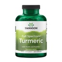 Swanson Turmeric Antioksydant, Joint Health, Cardioviral, Liver Detox, Mood and Memory Supplement Curcuma Longa (Rhizome) 720 mg, 240 kapsułki, 120 Servings, 1.44 Grams per Serving