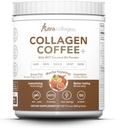 Proszek do peptydu NUTRACOLLAGEN z kawy kolumbijskiej Premium; Grass- Fed; Keto Friendly, MCT Oil Coconut Powder, Soy Free, Gluten Free, Sugar Free, 40mg Caetle / SVG; Mocha Hazelnut 25 Służenie