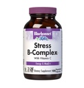 Bluebonnet Nutrition Stress Relief B Kompleks Kapsułki roślinne, Witamina B6, B12, Biotin, Folate, Wegan, Gluten & Soy & Milk Free, Kosher, Unflavored, 100 Count