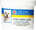 Miracle Care Tear Plain Pads, 90 Pojedyncze użycie wstępnie zamoczone Pads do łagodnie czyste i soothe pies i kot oczu, nie żądlenie formuła, aby poprawić plamy Tear i usunąć demencji oczu