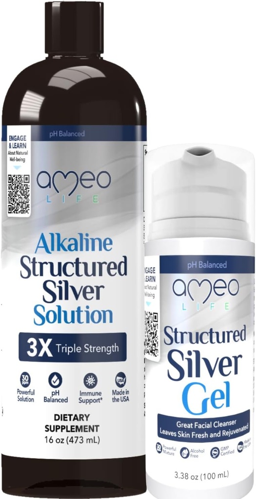 Colloidal Silver Liquid & Extra Siła Colloidalny Srebrny żel