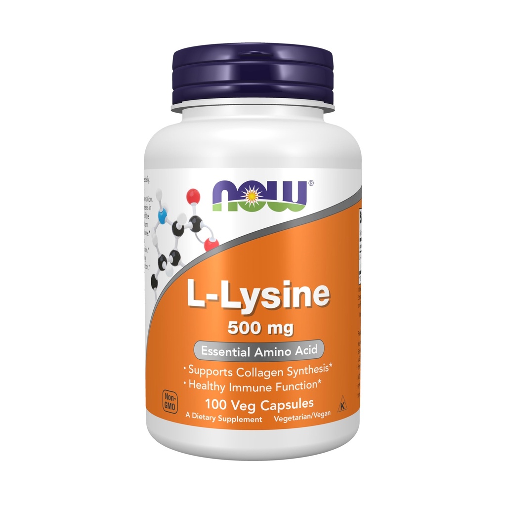 Teraz suplementy żywności, L-lizyna (monochlorowodorek L- lizyny) 500 mg, Amino kwas, 100 kapsułki
