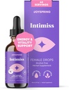 JoySpring Herbal Libido Wsparcie dla Kobiet - Napalone Goat Weed i Ashwagandha płynne krople - Maca Root, Fenugreek i Red Ginseng dla Wellness i witalności