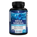 Pothent Garden Mega suplement mineralny Kompletny kompleks mineralny z wapniem Magnezu Cynk Potasu Bor Selenium Chrom & 72 Ślad Minerały Żelazo Wolny suplement wapnia -100 Pigułki