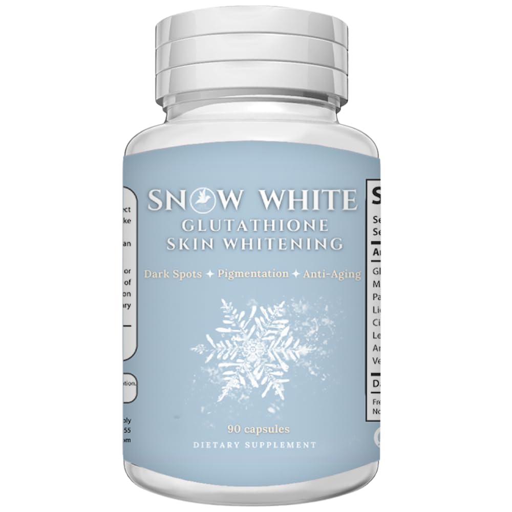 Glutation Whitening Pills - Odzyskiwanie Your Your Youth, Get Rid of Dark Spots, Trądzik Blizny & Hiperpigmentation - Natural Skin Whitening Pills - Non-GMO -90 Skóra Lightening kapsułki