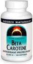 Źródło Naturals Beta Carotene 25000 iu Antyoksydant Protection - Converted by Body to Witamina A - 100 Softgels